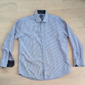 English Laundry Men's Striped Shirt 17 34/35